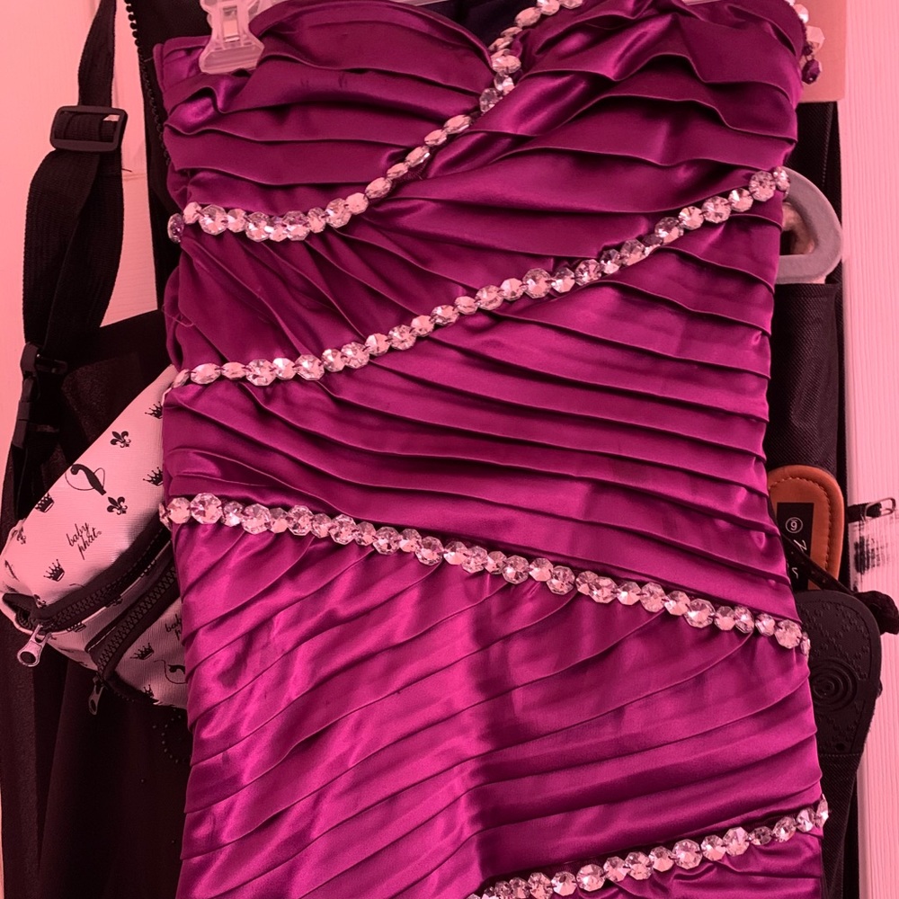 Purple Cocktail Dress
